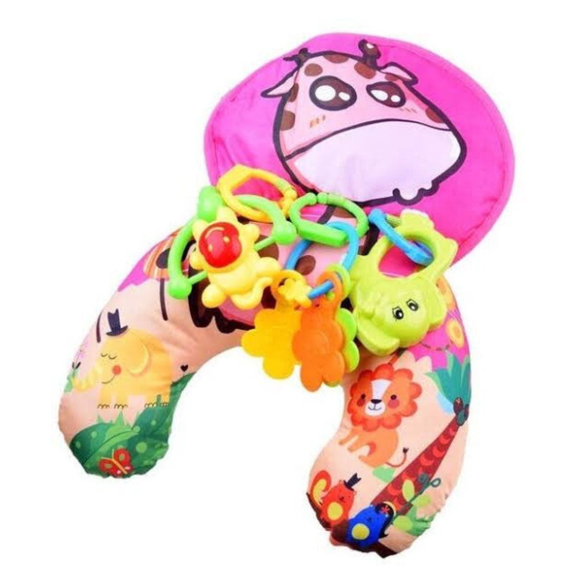 MEYING - Cojin de Estimulacion Para Gateo Del Bebe Con Sonajeros