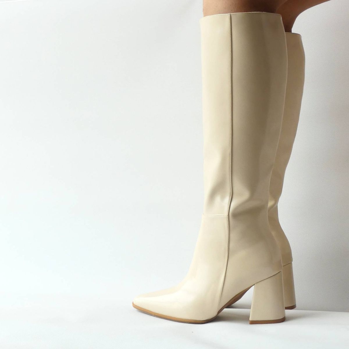 SAPATU - Botas de Vestir Mujer Abigail Blanco Hueso Sapatu