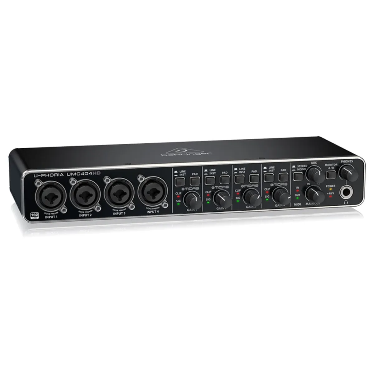 BEHRINGER - UMC404HD Behringer - Interfaz de audio USBMidi 4x4