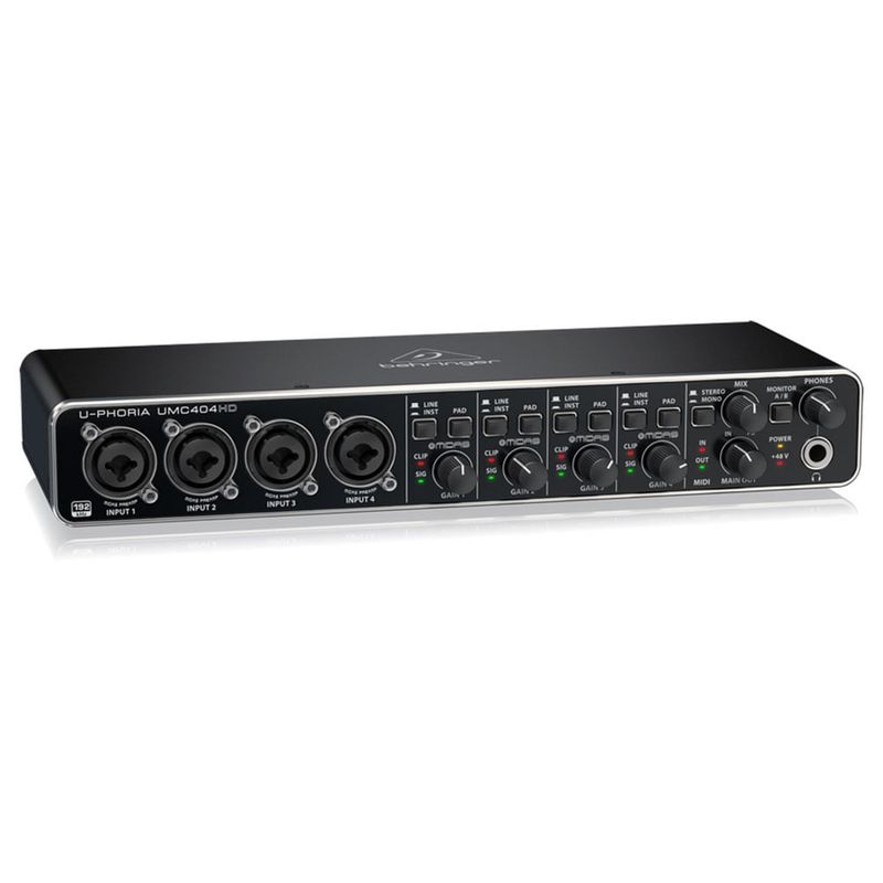 BEHRINGER - UMC404HD Behringer - Interfaz de audio USBMidi 4x4