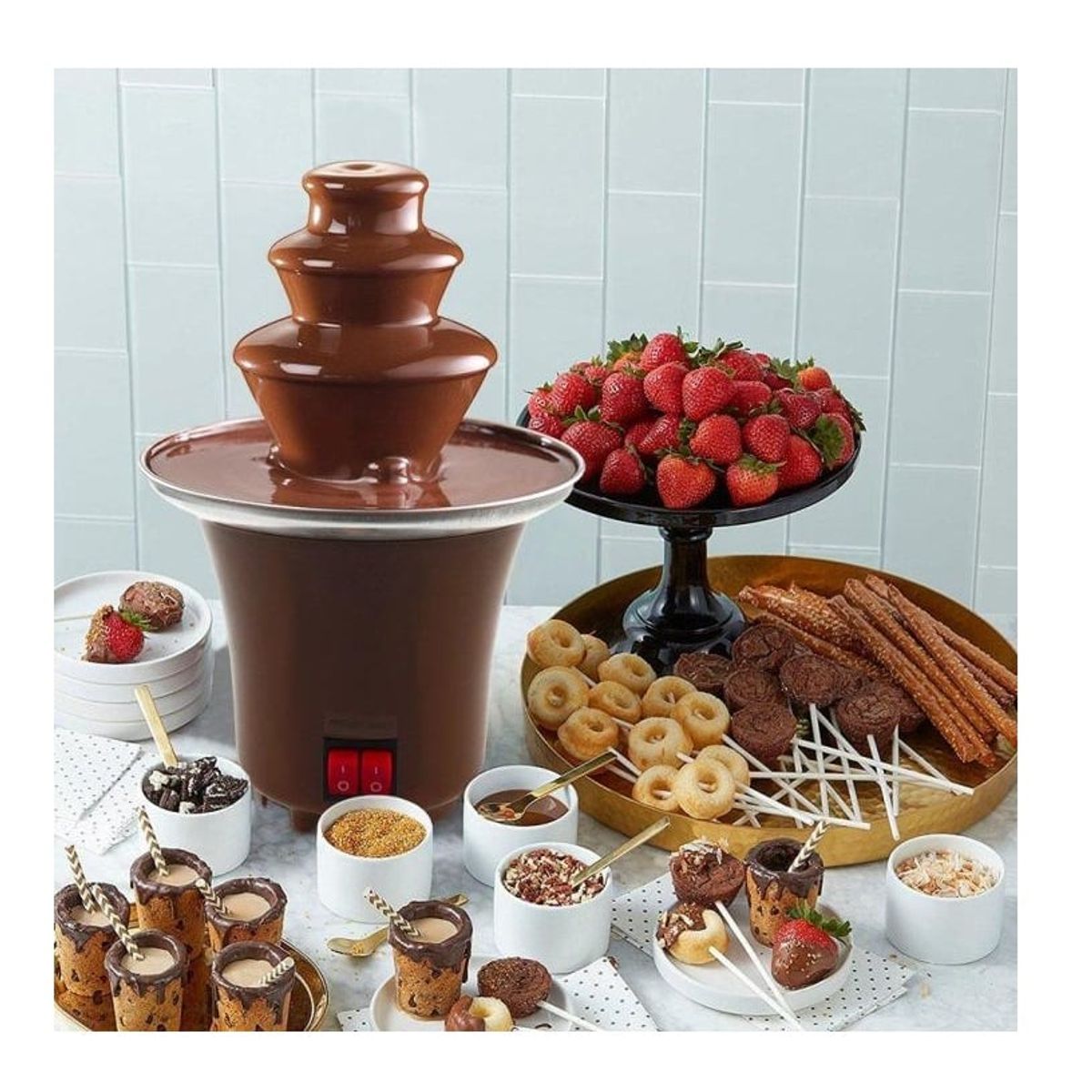 GENERICO - Maquina Para Derretir Chocolate Fondue Eléctrica Chocolatera