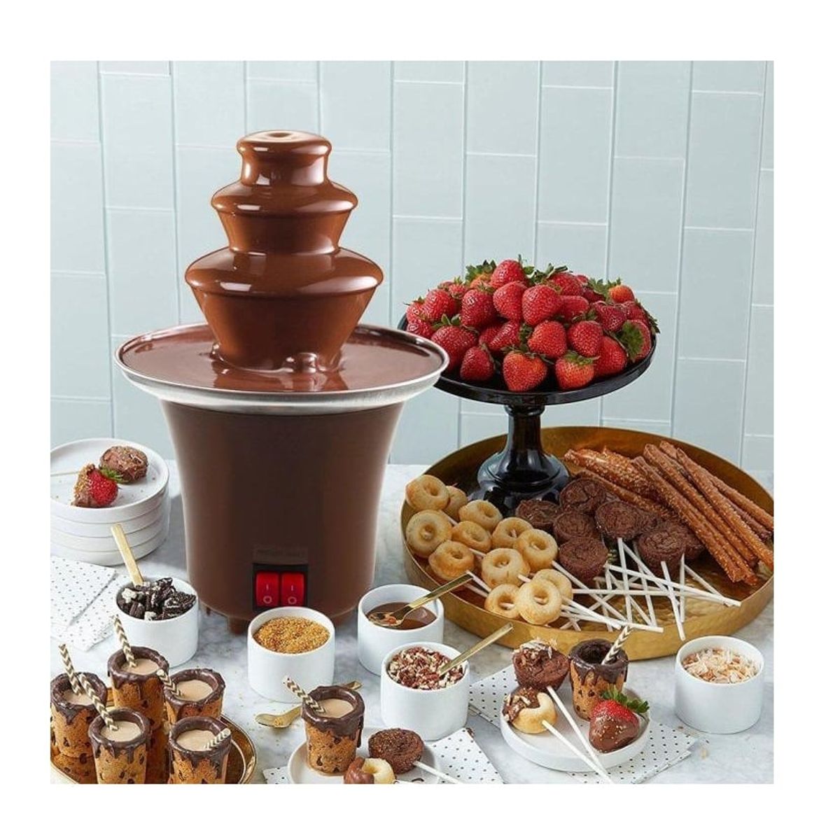 GENERICO - Maquina Para Derretir Chocolate Fondue Eléctrica Chocolatera