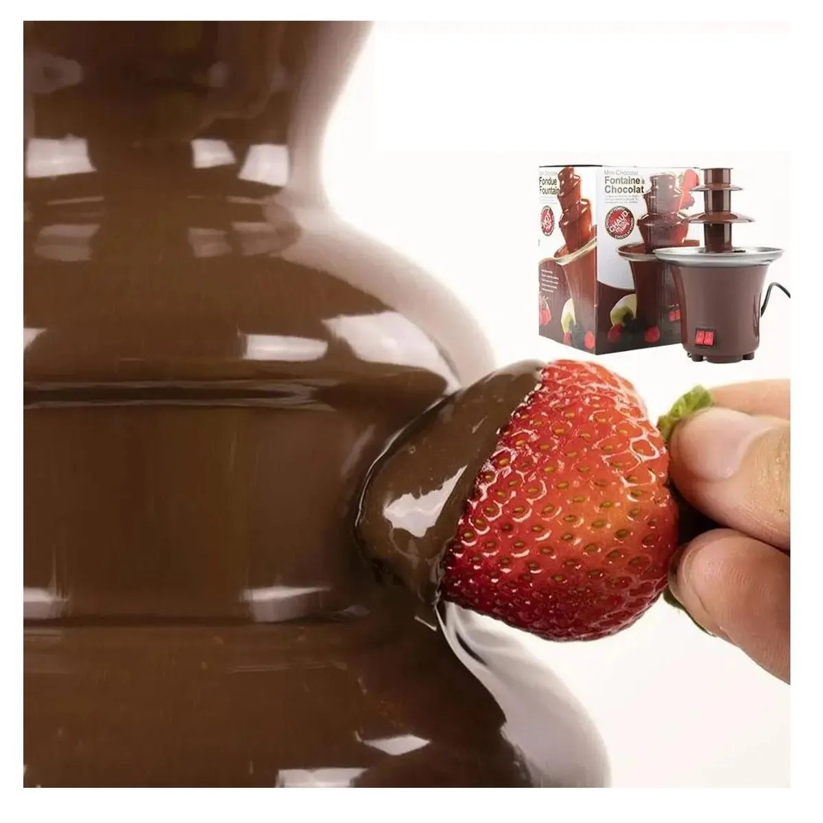 GENERICO - Maquina Para Derretir Chocolate Fondue Eléctrica Chocolatera