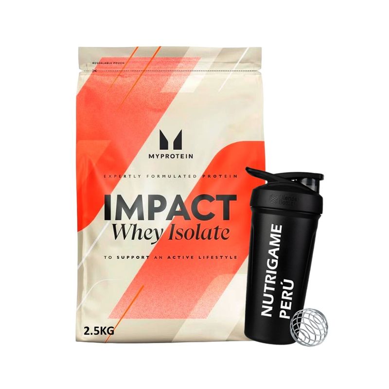 MYPROTEIN - Proteína Impact Whey Isolate 2.5 Kg Vanilla +Shaker - Tienda Física