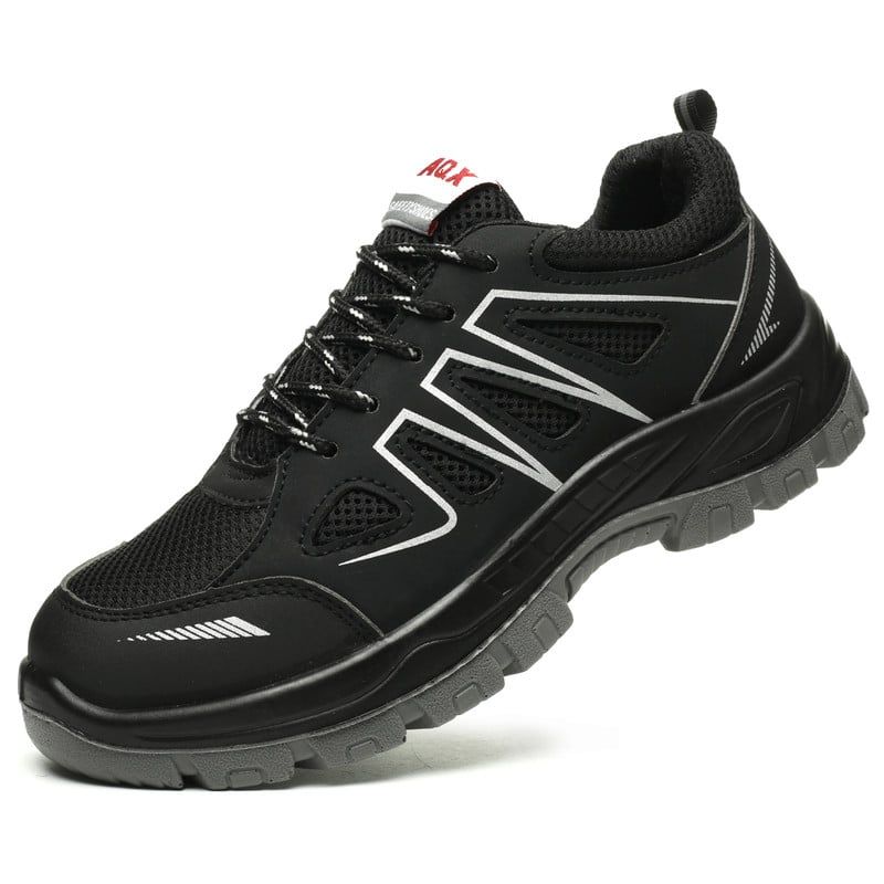 9KSAFETYJB - Zapatos De Seguridad Tenis Industrial Anti-pinchazo  - Negro
