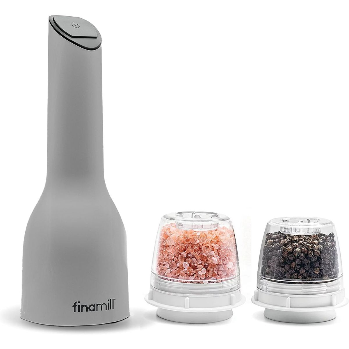 FINAMILL - Moledor de especias eléctrico Finamill plomo