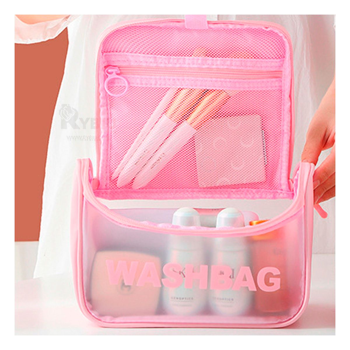 GENERICO - Cartuchera Bonita para Cosmeticos Rosado Y+Gift MiniAgenda