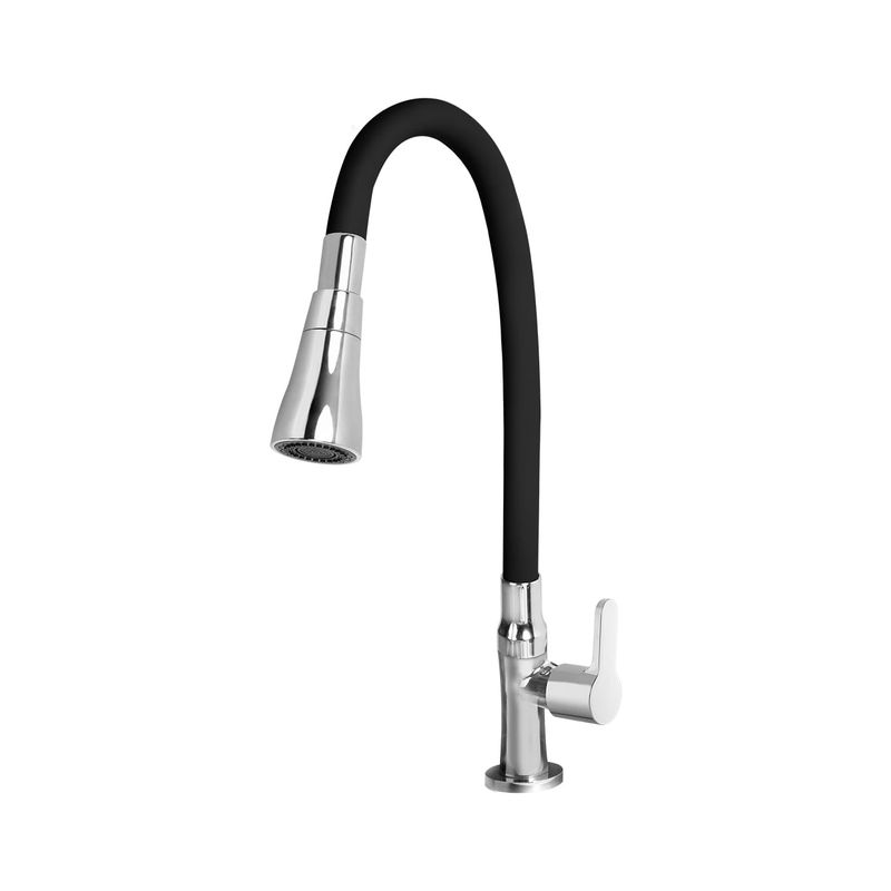 VAINSA - Llave Lavadero Bar Maui Pico Flex Negro Vainsa