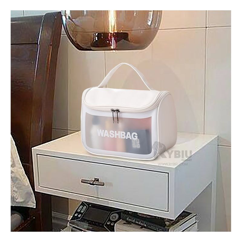 GENERICO - Cartuchera Bonita para Cosmeticos Blanco Y+Gift MiniAgenda