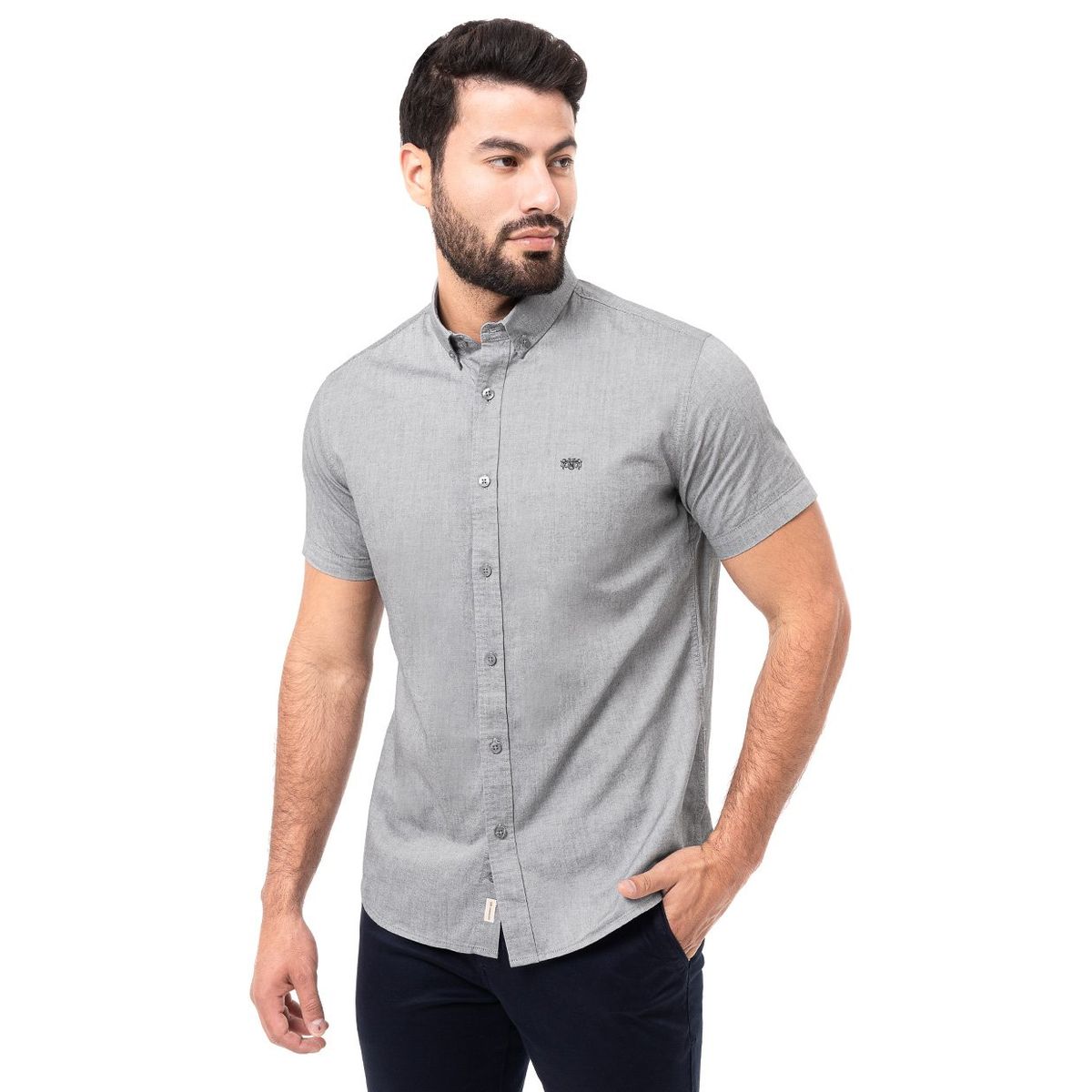 NORTON - Camisa Clasico Oxford Vitaliz Mc Hombre