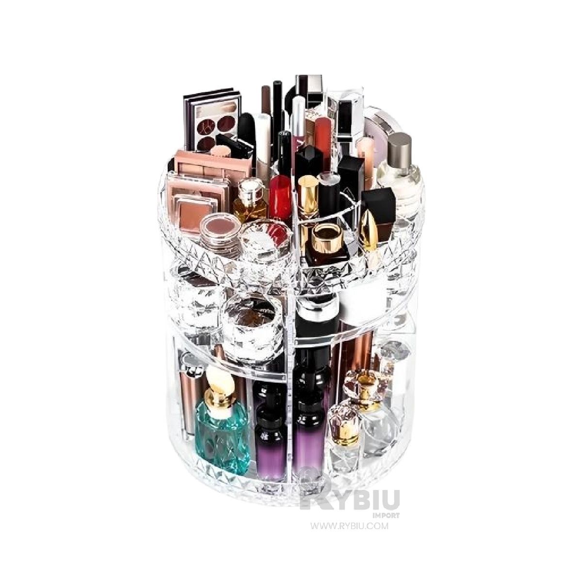 GENERICO - Estante Util de Cosmeticos Grande 360° Y+Regalo Stickers