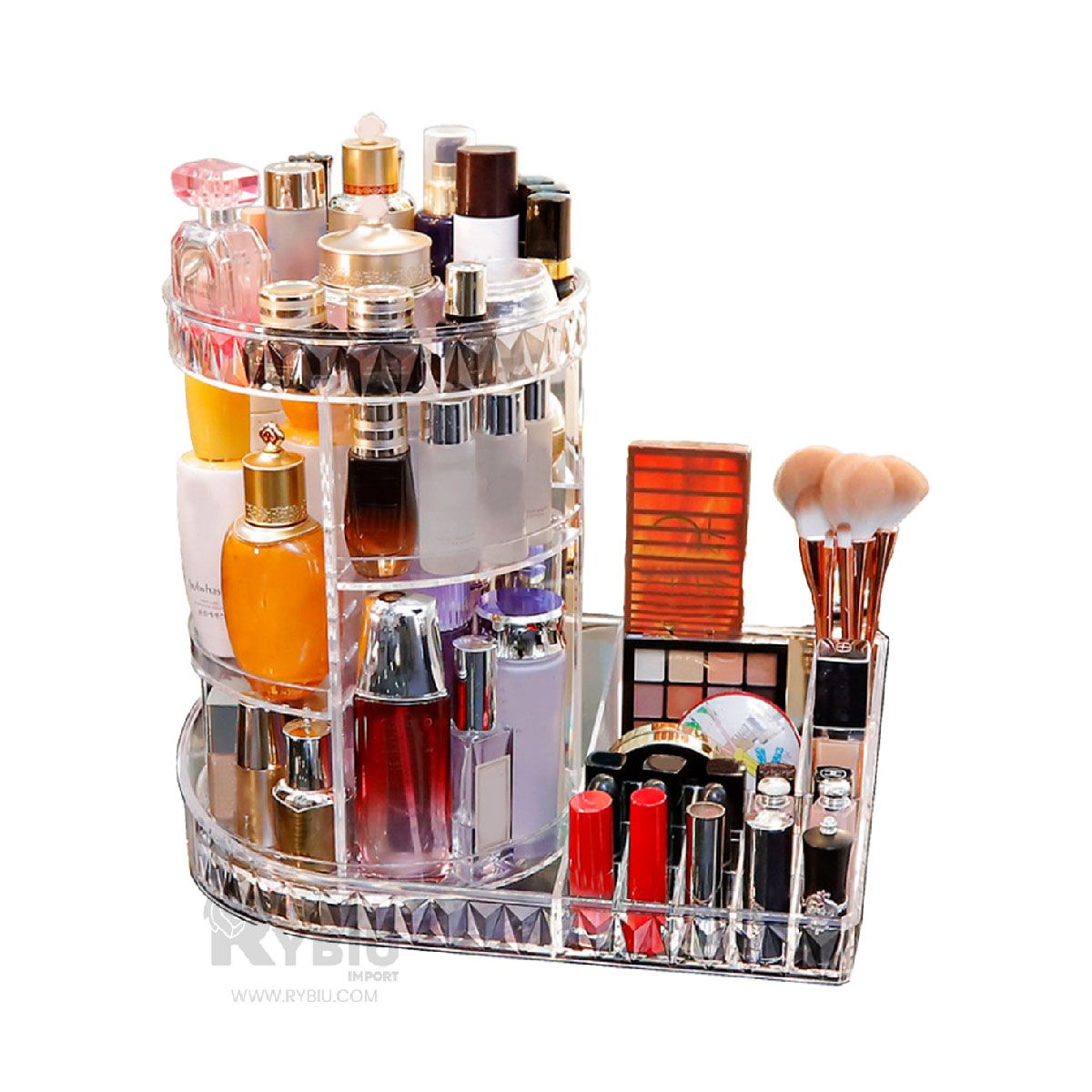 GENERICO - Organizador de Cosmeticos Base Cuadrada Y+Regalo Agendita