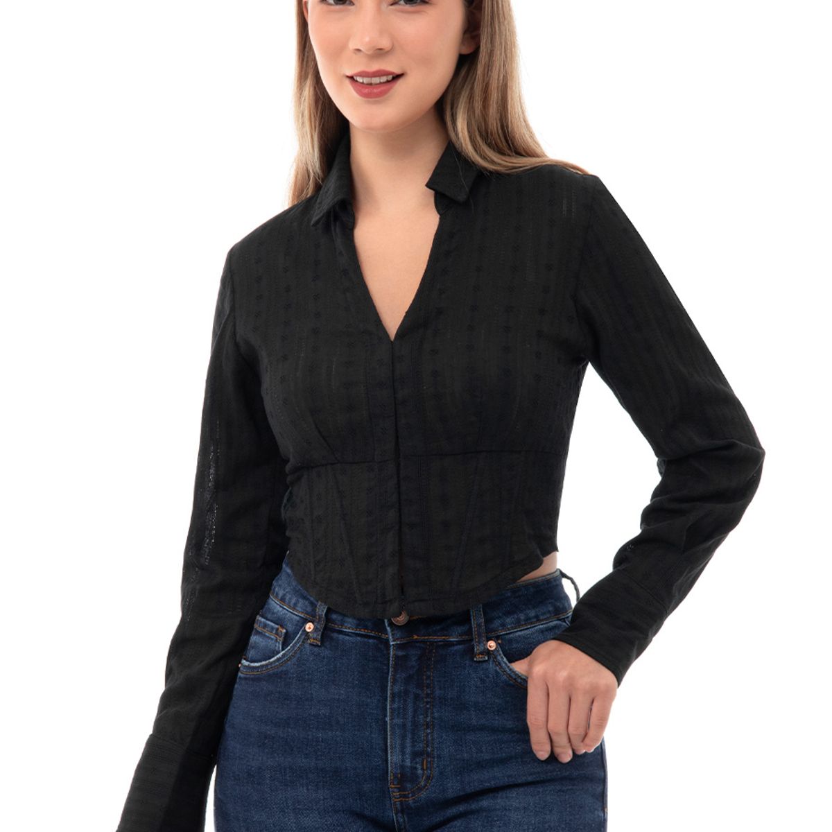 SQUEEZE - Blusa Popelina Mujer Veritt Squeeze