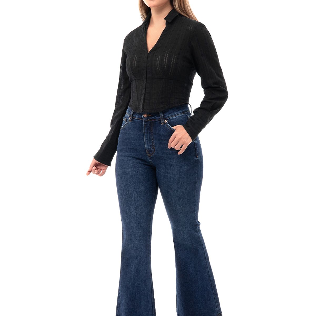 SQUEEZE - Blusa Popelina Mujer Veritt Squeeze