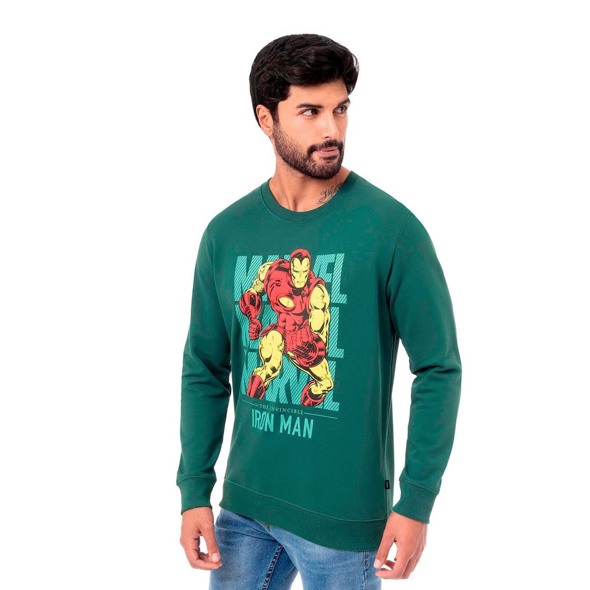 PIONIER - Polera French Terry Hombre Gustavo-Marvel Pionier