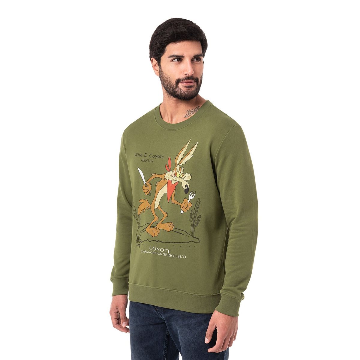 PIONIER - Polera French Terry Hombre Adrian-Looney Pionier