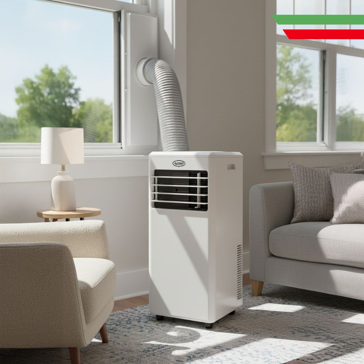 ALFANO - Aire acondicionado portátil 10000 BTU 3 EN 1 PAC-10