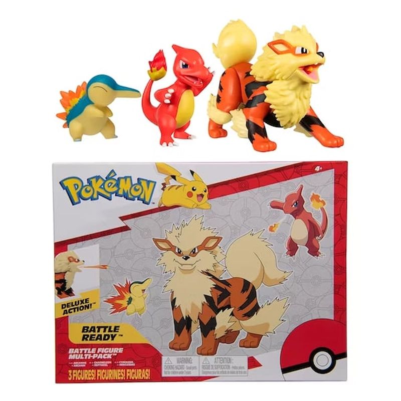 POKEMON - POKEMON ARCANINE CHARMELEON CYNDAQUIL