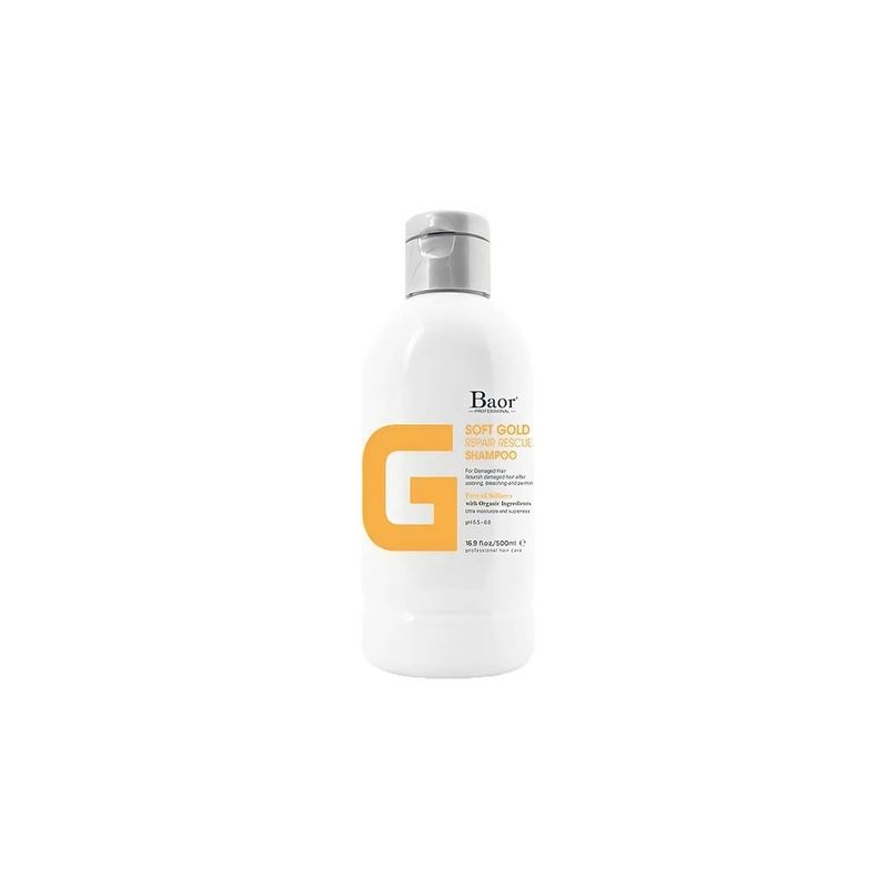 BAOR PROFESSIONAL - Shampoo Reparador Soft Gold 500ml - Baor G