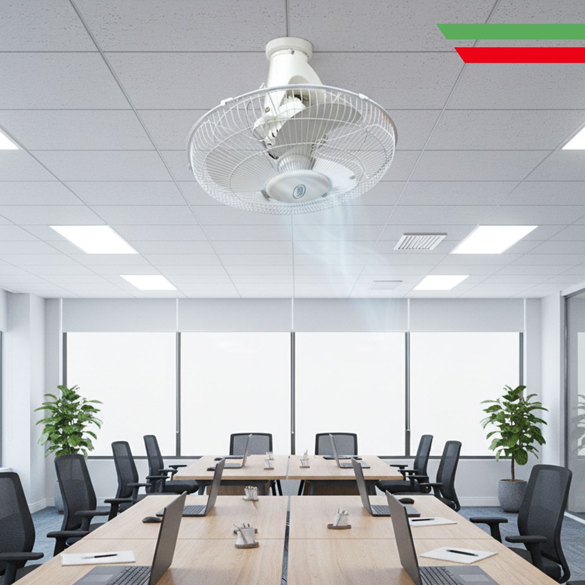 ALFANO - Ventilador de Techo ALFANO Orbital 16" 55W 3 Velocidades  AL1601A