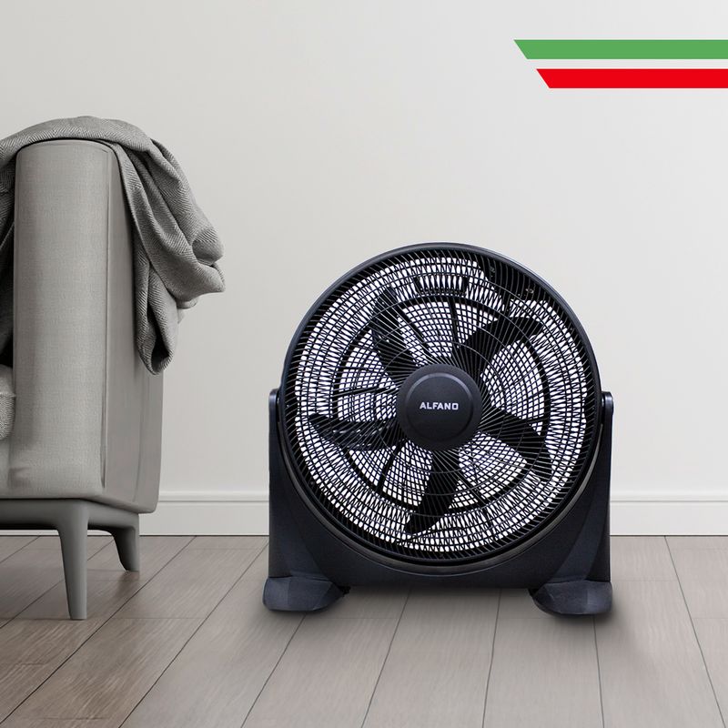 ALFANO - Ventilador de piso oscilante de 20" 80 w