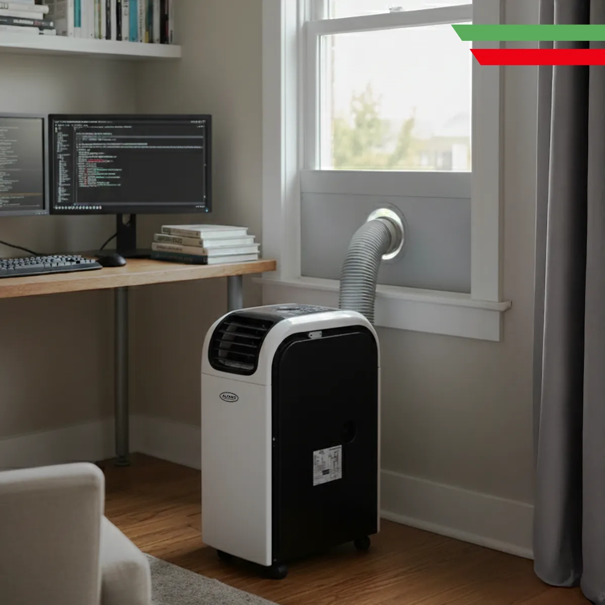 ALFANO - Aire acondicionado portátil 16000 BTU 3 en 1