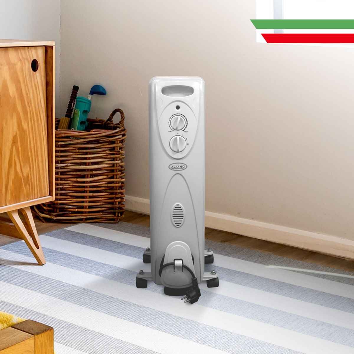 ALFANO - Estufa termoradiador 7 celdas 1500 w