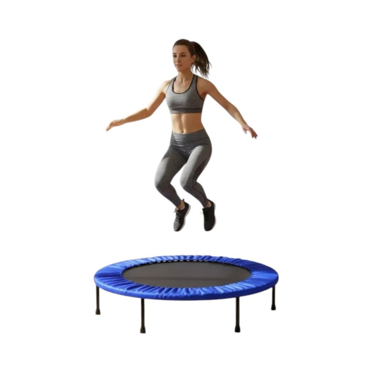 WINNER - Trampolin Saltarin Resortes 36 Pulgadas Funda Azul