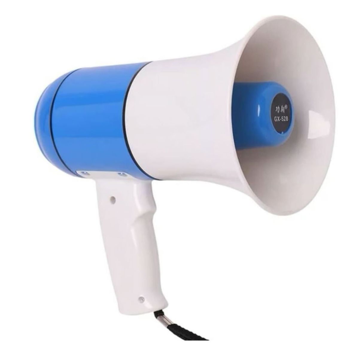 CAFINI - Megáfono 30W Sirena Grabadora USB Bluetooth Batería Recargable