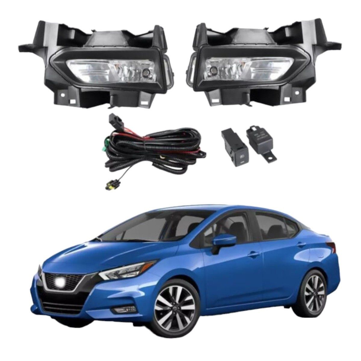 ABS - FAROS NEBLINEROS NISSAN VERSA 2020 2021 2022