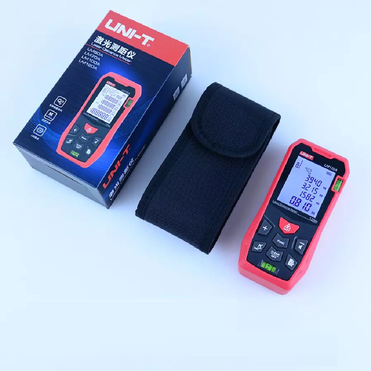 UNI T - Medidor de Distancia Láser Profesional Telémetro UNI-T LM120A