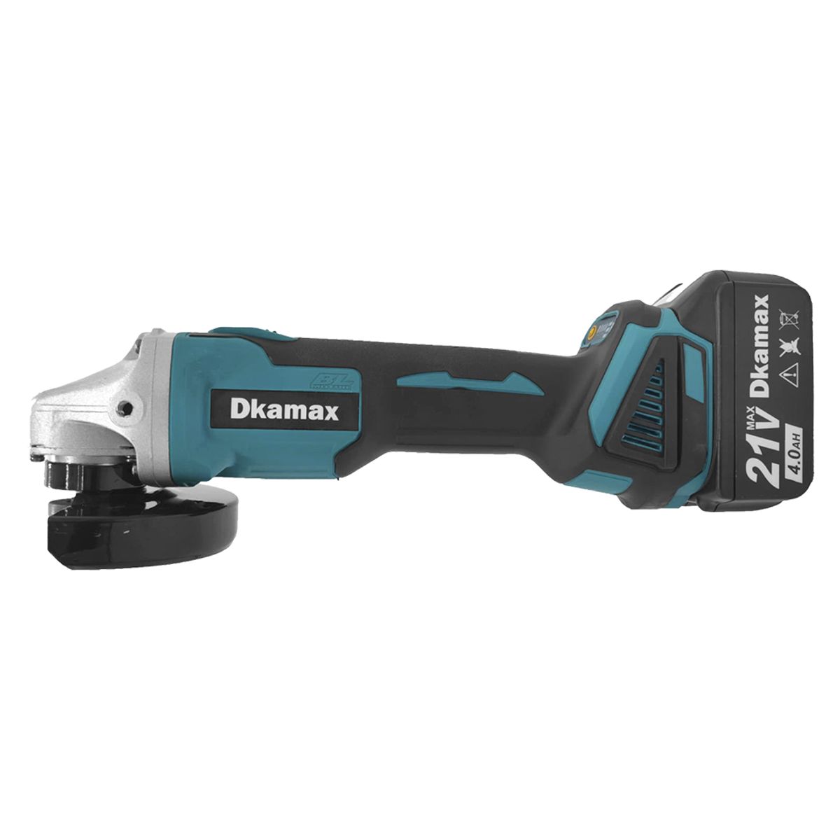 DKAMAX - Amoladora angular BRUSHLESS 4 1 / 2 " 21V DKAMAX