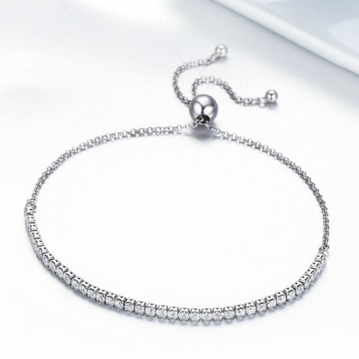 CLEO JOYAS & ACCESORIOS - Pulsera Circones Regulable Plata