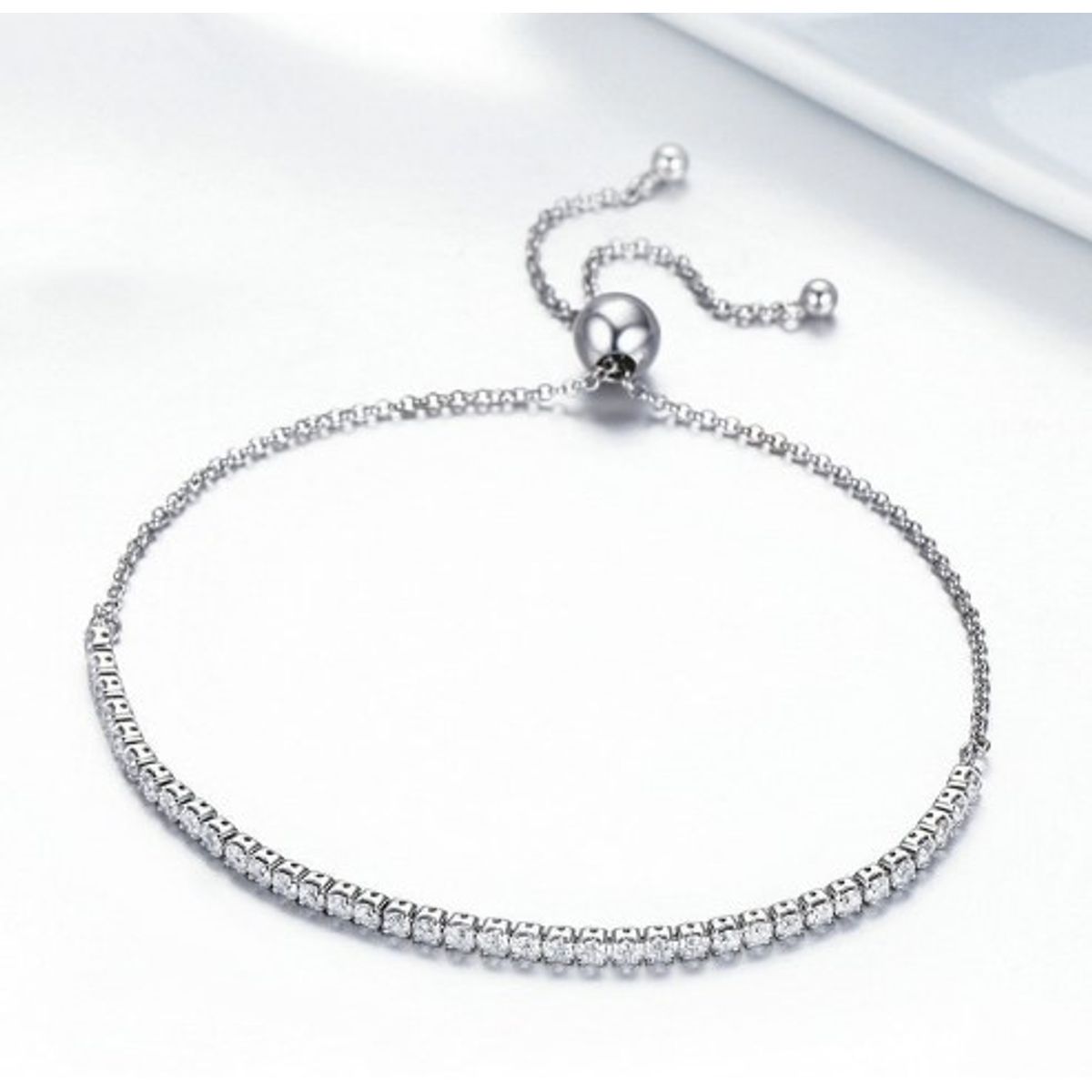CLEO JOYAS & ACCESORIOS - Pulsera Circones Regulable Plata