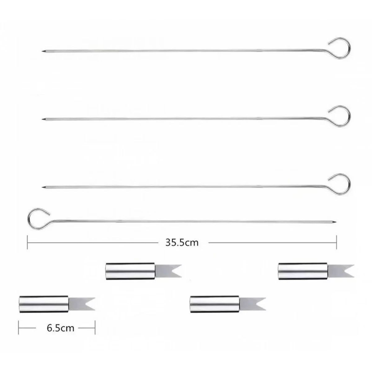GENERICO - Set de 13 Utensilios Para Parrilla Mas Estuche