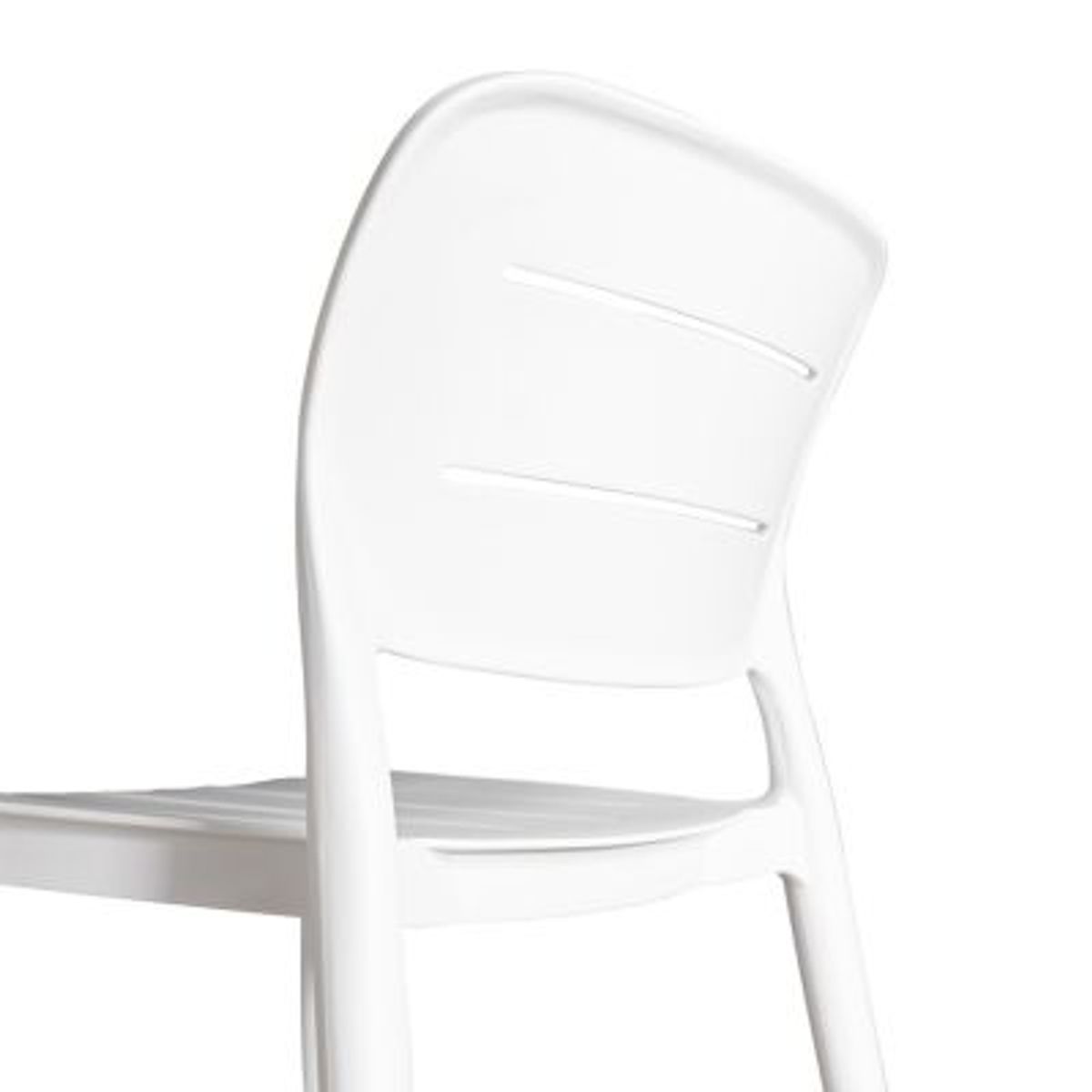 NIHM - Set x3 Silla Bar Gasco Blanco 75 cm