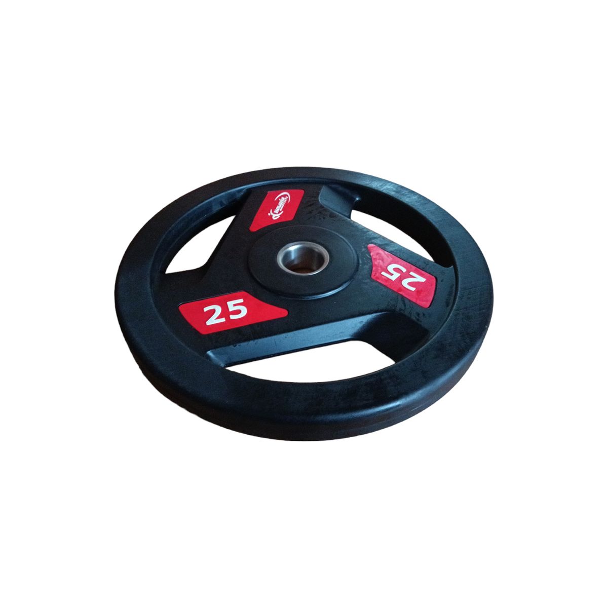 GENERICO - Par De Discos Olimpicos De 25 Kg Triple Agarre Recubierto