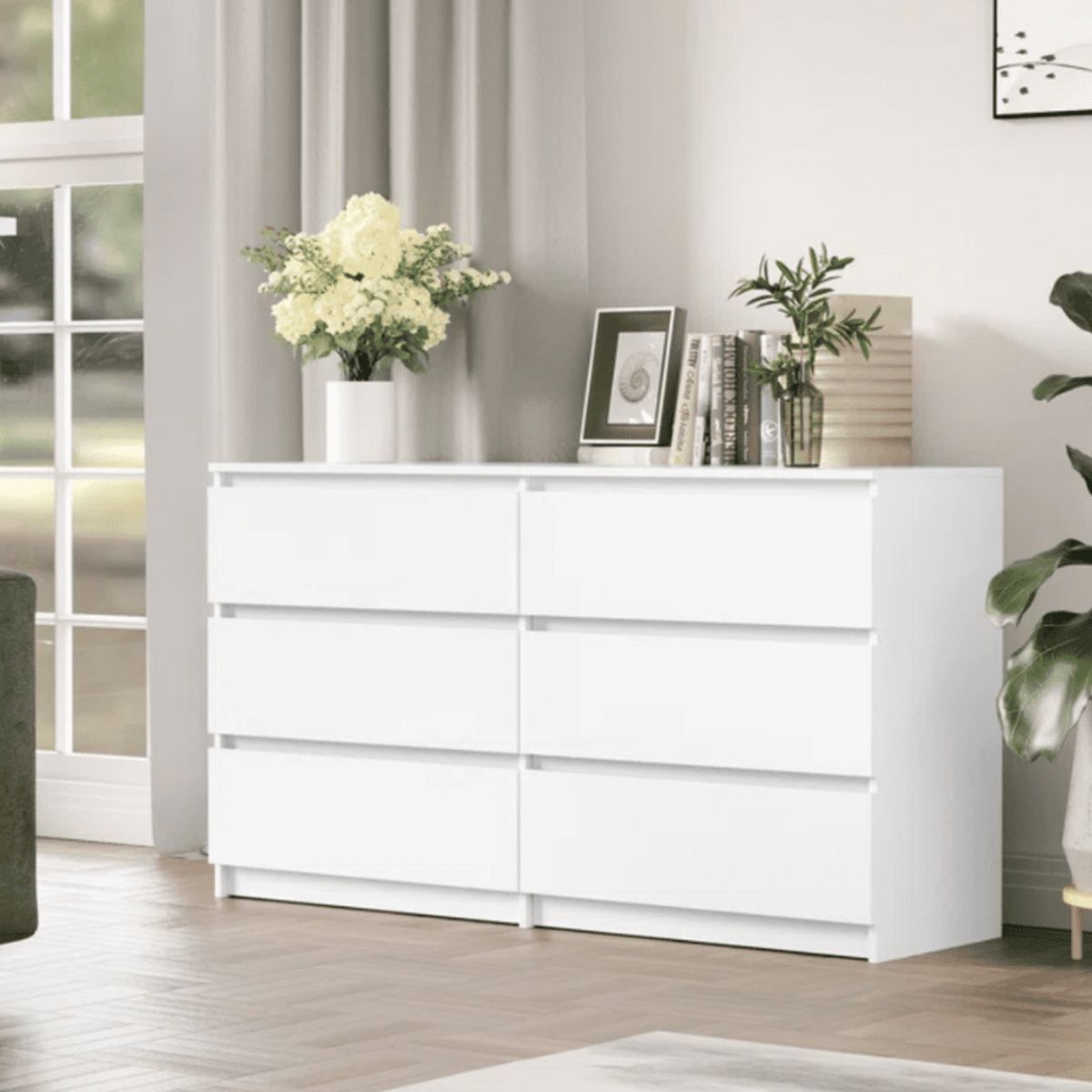 NACION MUEBLES - Comoda Rossi Color Blanco NM