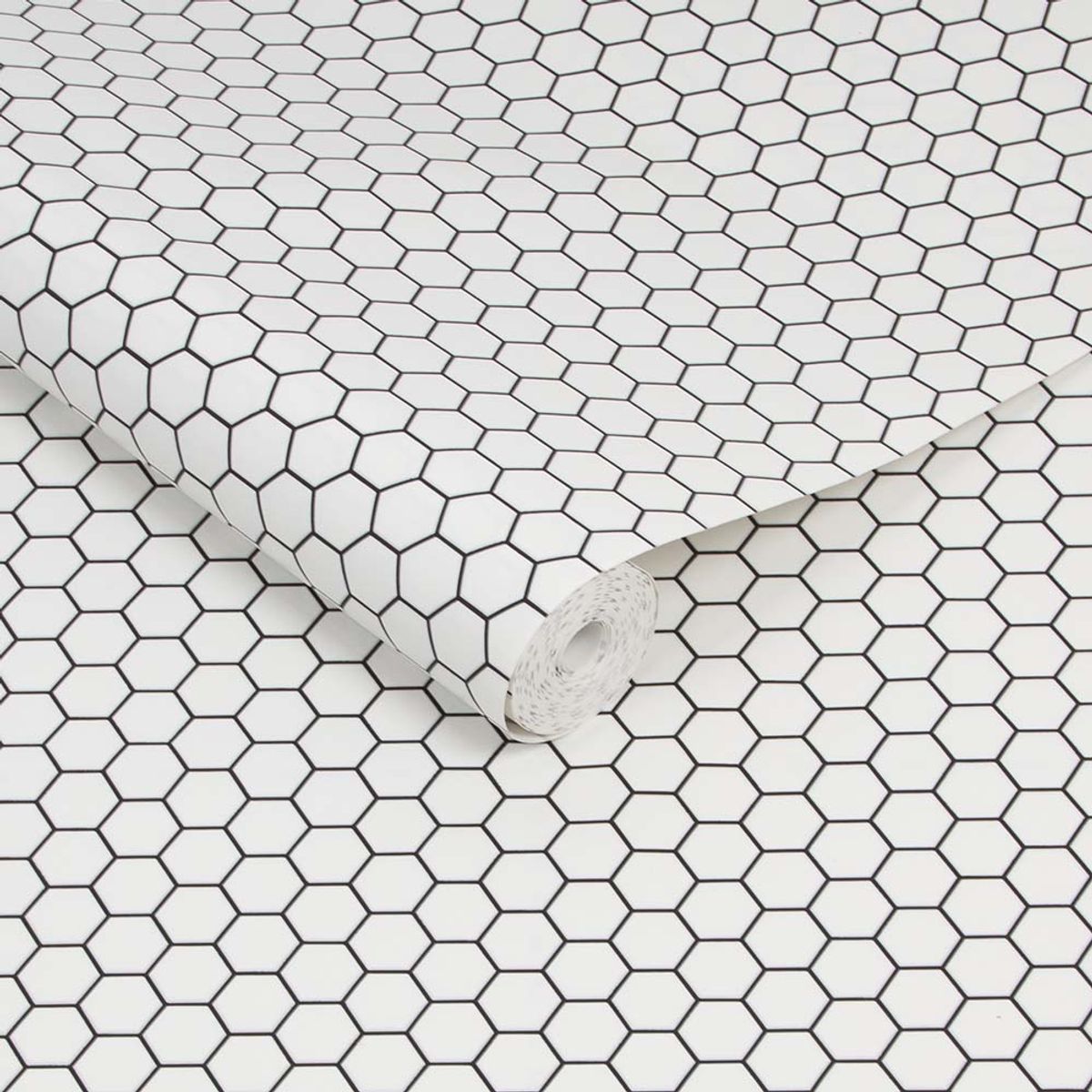 MULTITOP - Papel Tapiz Oasis Hexagon Lattice 052X10 Mts White