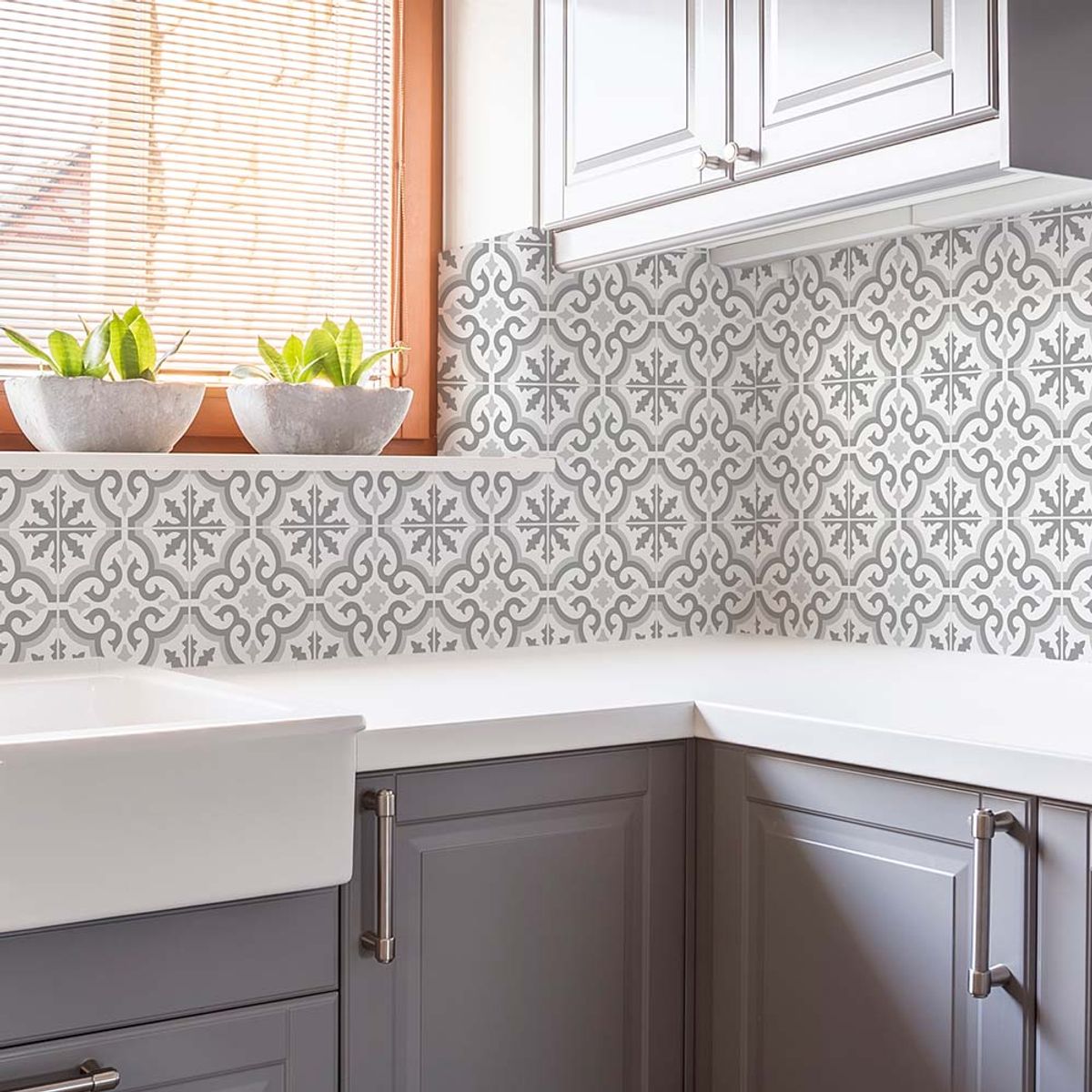 MULTITOP - Papel Tapiz Oasis Grecian 052X10 Mts Grey