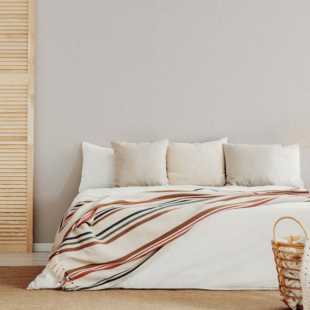 MULTITOP - Papel Tapiz Secret Garden Hessian 052X10 Mts White