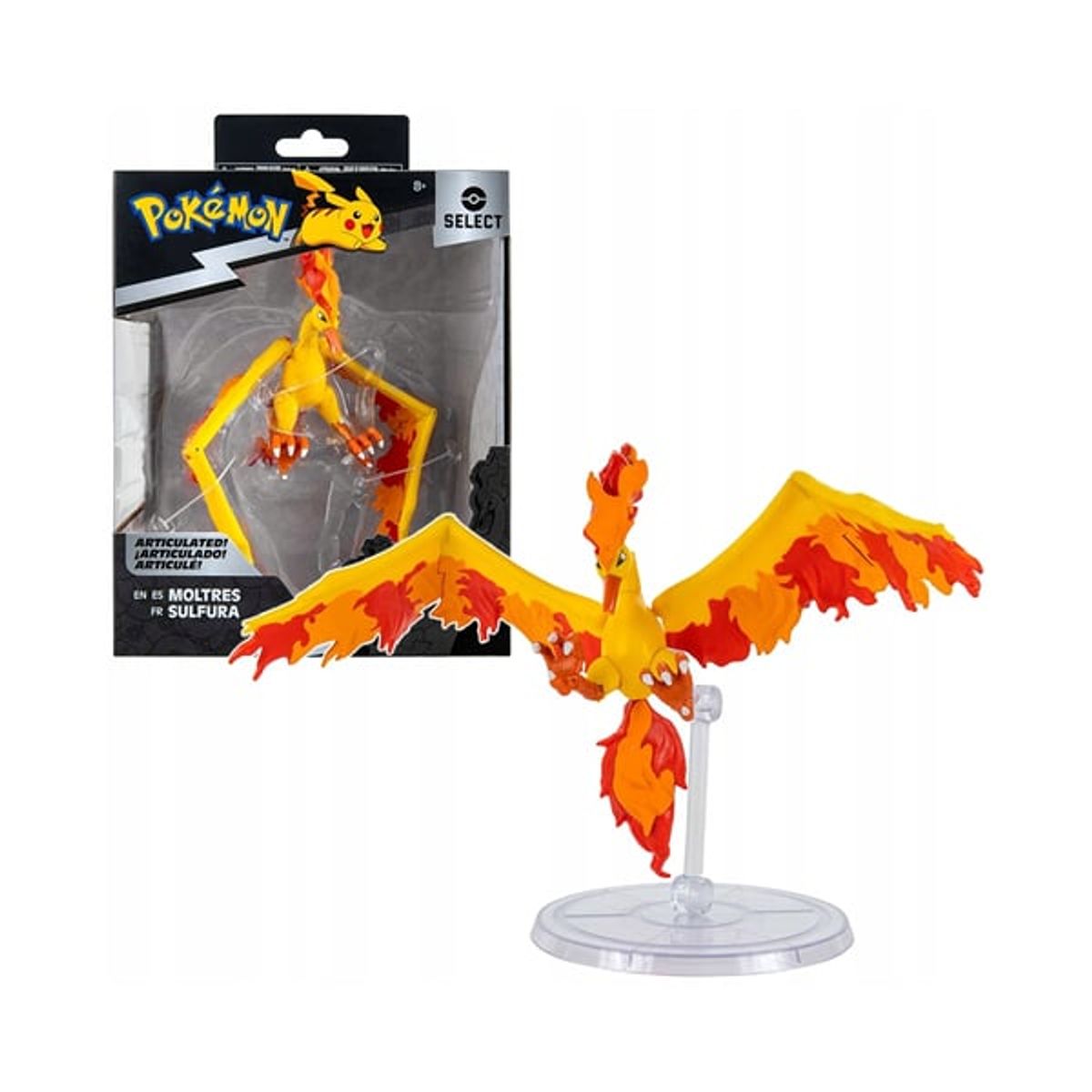 POKEMON - Pokemon Jazwares Select Moltres Articulable