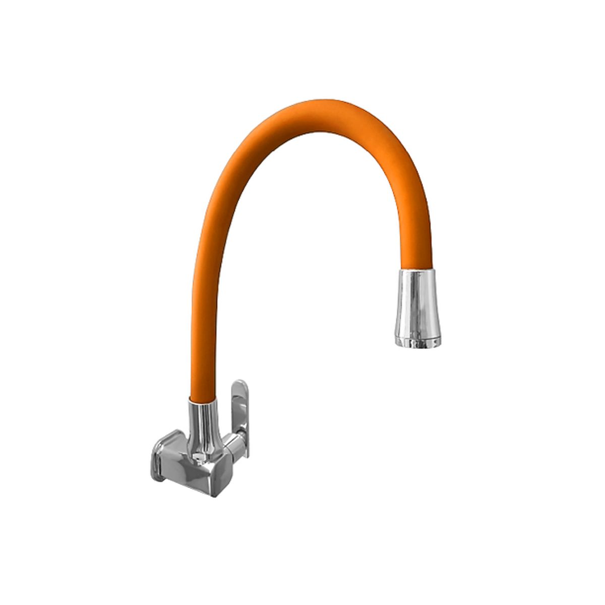 GENERICO - Llave Ganso  Para Cocina Bronce Cromado Naranja