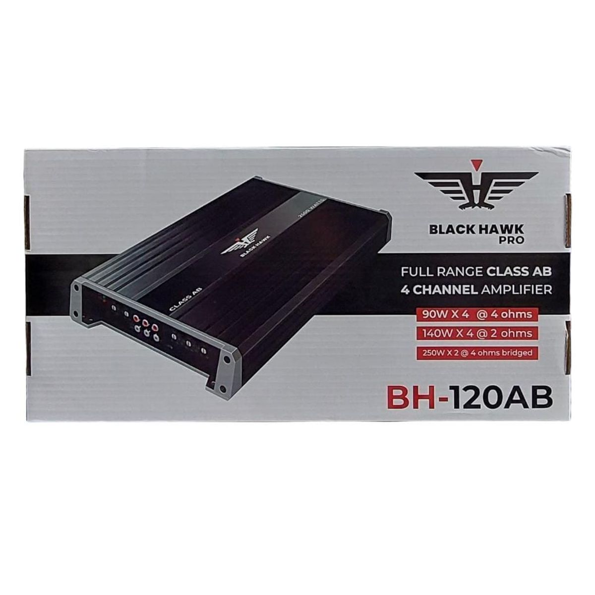 BLACK HAWK - Amplificador Digital BlackHawk 4 Canales 2500W