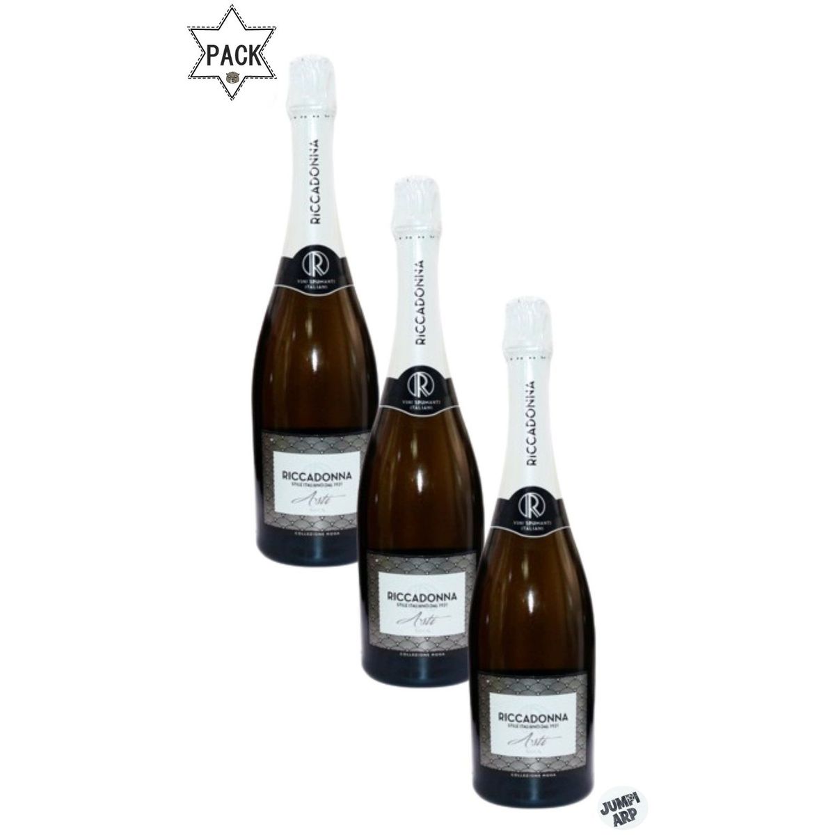 RICCADONNA - Pack 3 unidades Espumante Riccadonna Asti 750ml