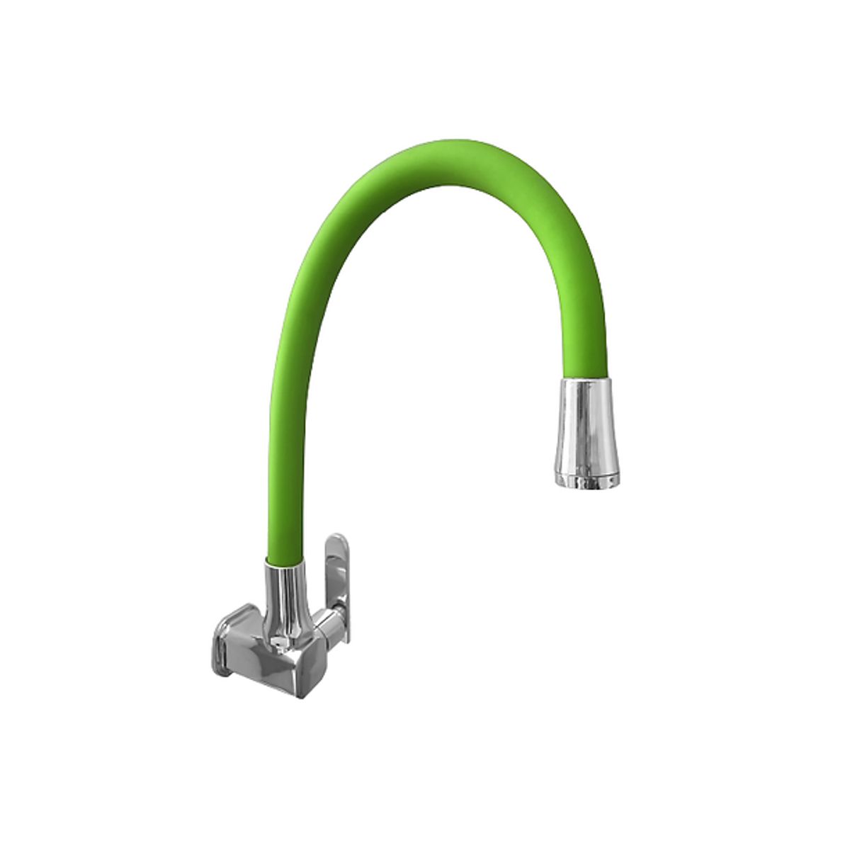 GENERICO - Llave Ganso  Para Cocina Bronce Cromado Verde