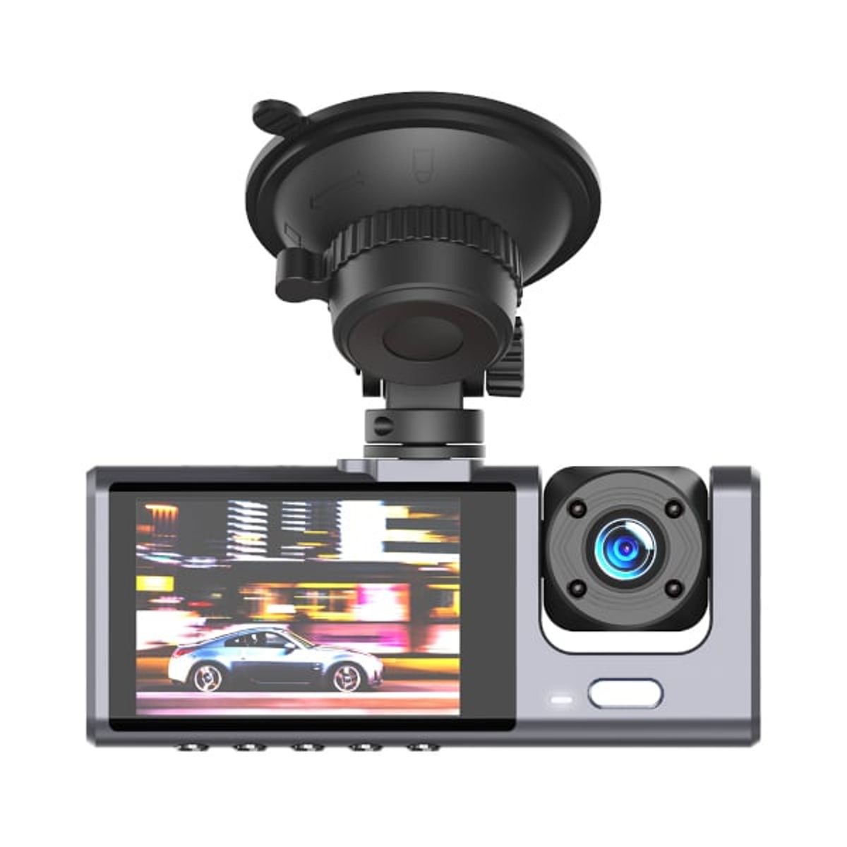 XO - Grabador HD de Auto XO-XJ03 con Cámara Dual Delantera y Trasera 1080P