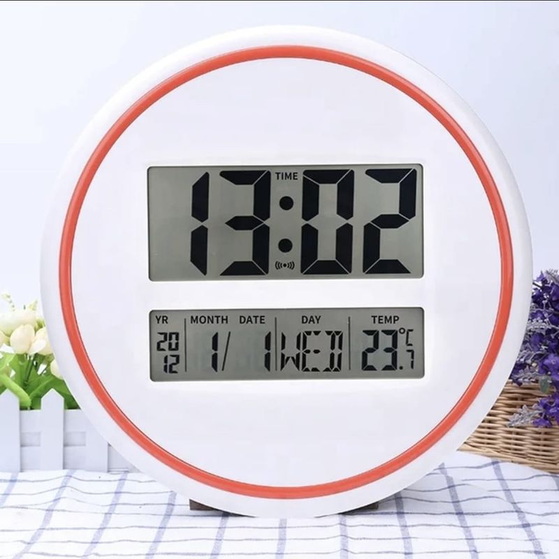 IMPORTADO MC - Reloj Digital Circular De Pared A Pilas