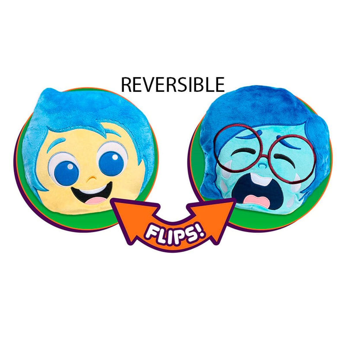 FUNKO - INTENSAMENTE TRISTEZA  ALEGRIA PELUCHE REVERSIBLE