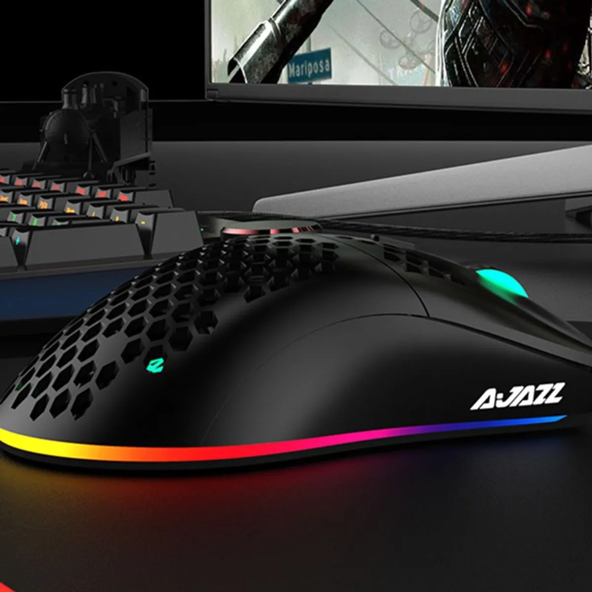 GENERICO - Mouse Gamer AJAZZ AJ 390  Color Negro